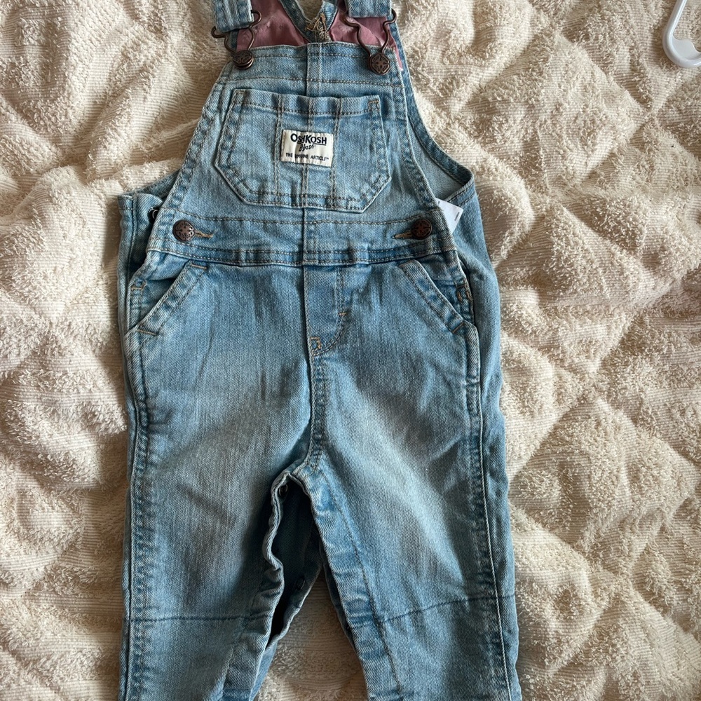 OshKosh B'gosh Blue Denim Overalls for Kids size 6month